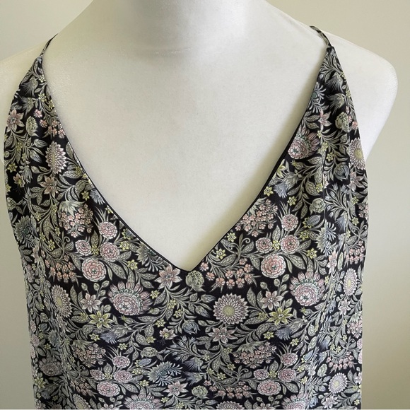 LOFT Garden Strappy Cami Size Medium - Picture 5 of 13